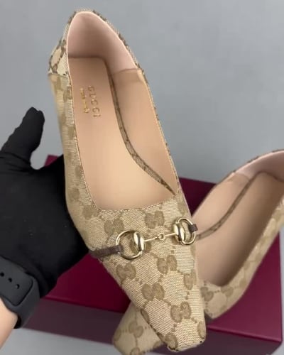 Gucci Vittoria ballet flats crafted — 5