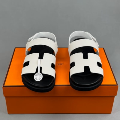 Hermès Hermès Chypre sandals Chypre sandals white — 3