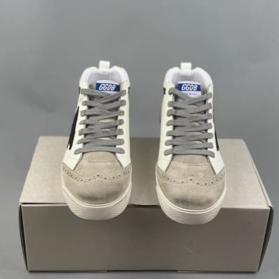 Golden Goose Mid Star distressed-effect leather sneakers — 3