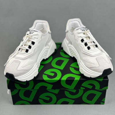 Dolce & Gabbana Daymaster sneakers in white with a black logo patch — 4