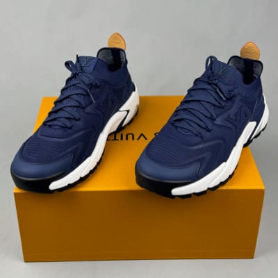 Louis Vuitton Tactic Trainers in navy blue — 4