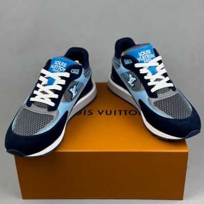 Louis Vuitton Run Away Trainers in blue — 4