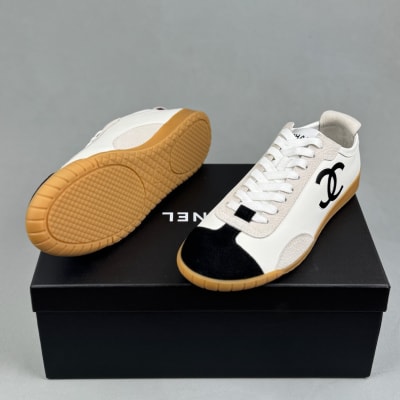 Chanel Calfskin & Embossed Suede Calfskin