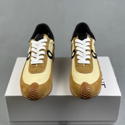 Loewe Flow Runner sneakers in nylon and suede — 3