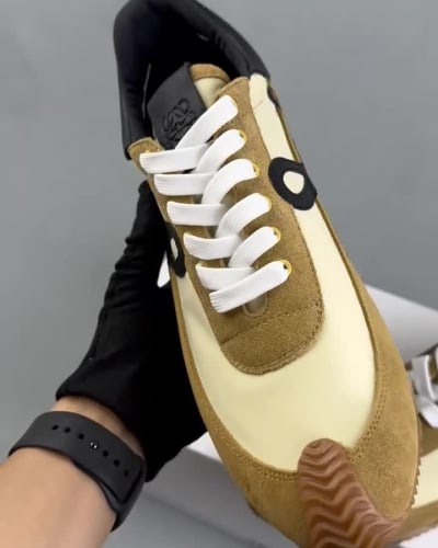 Loewe Flow Runner sneakers in nylon and suede — 5