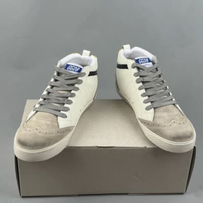 Golden Goose Mid Star distressed-effect leather sneakers — 4
