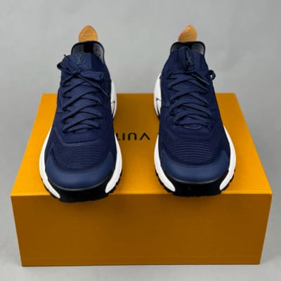 Louis Vuitton Tactic Trainers in navy blue — 3