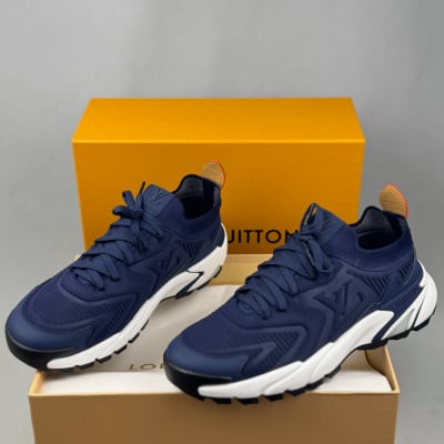 Louis Vuitton Tactic Trainers in navy blue