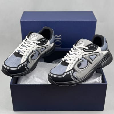 Dior B30 sneakers in a blue, grey, and white colorway
