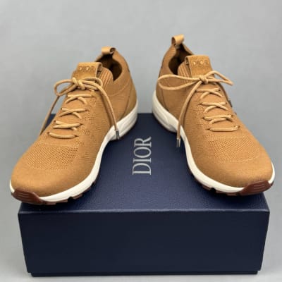 Dior B80 Lounge sneakers featuring a knit upper and a flexible sole — 4