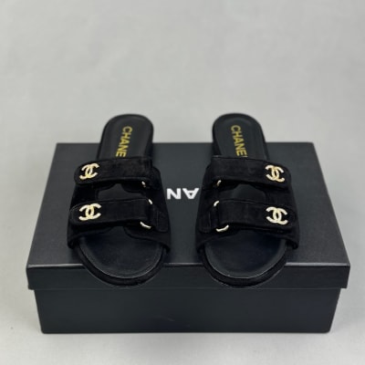 Chanel 26P CC Logo Slide Sandals — 3