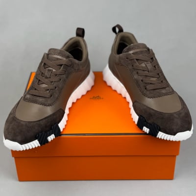 Hermès Bouncing sneaker in brown — 4