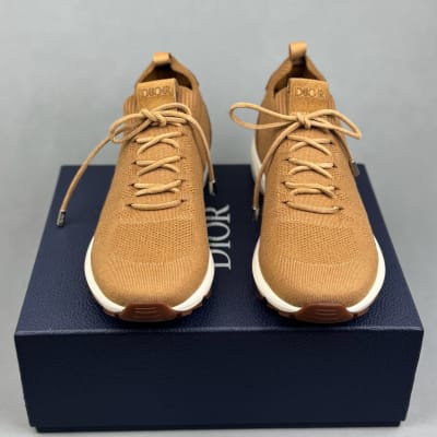 Dior B80 Lounge sneakers featuring a knit upper and a flexible sole — 3