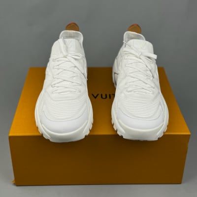 Louis Vuitton Tatic Knit Trainers in white — 3