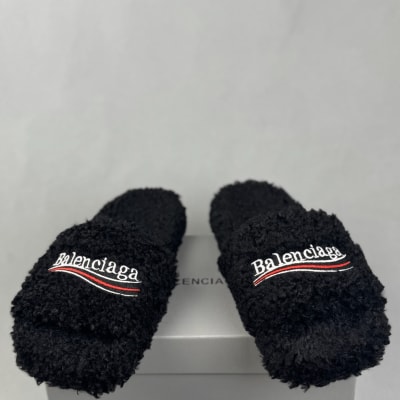 Balenciaga Furry Slide sandals — 4