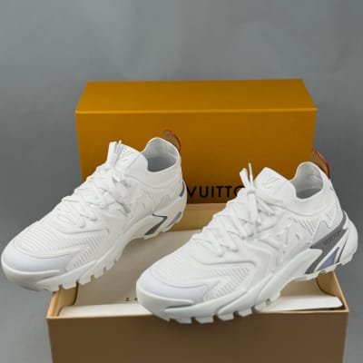 Louis Vuitton Tatic Knit Trainers in white