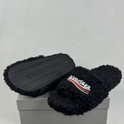 Balenciaga Furry Slide sandals