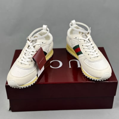 Gucci Re-Motion GG Nylon and suede sneakers — 4