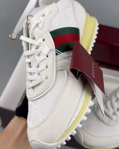 Gucci Re-Motion GG Nylon and suede sneakers — 5