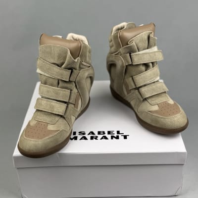 Isabel Marant Bekett suede wedge sneakers — 4