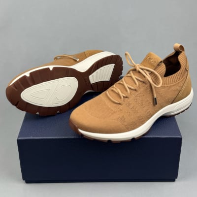 Dior B80 Lounge sneakers featuring a knit upper and a flexible sole