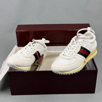Gucci Re-Motion GG Nylon and suede sneakers
