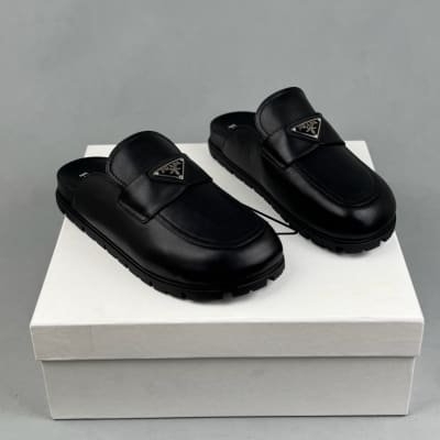 Prada loafers with a classic triangle logo — 3