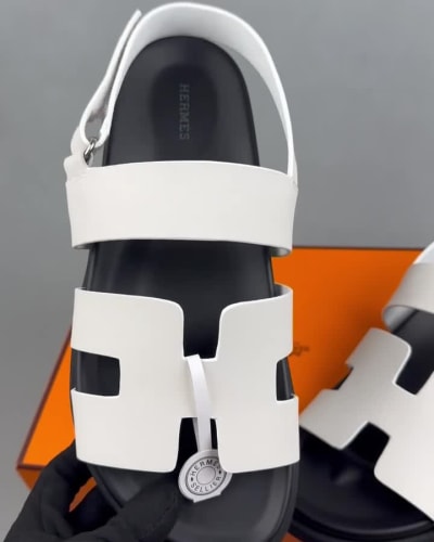 Hermès Hermès Chypre sandals Chypre sandals white — 5