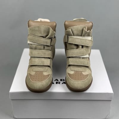 Isabel Marant Bekett suede wedge sneakers — 3