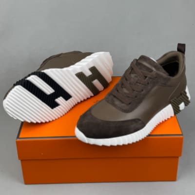 Hermès Bouncing sneaker in brown