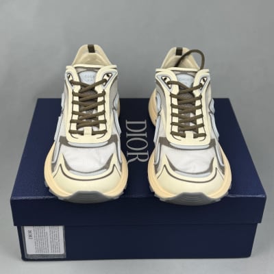 Dior B30 Countdown Tech sneakers in beige and brown — 3