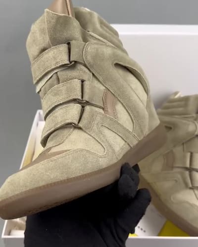 Isabel Marant Bekett suede wedge sneakers — 5