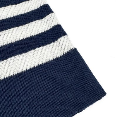 Ralph Lauren Striped Pointelle-Ribbed Polo Shirt — 7