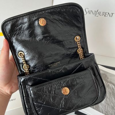 Saint Laurent Niki Mini suede shoulder bag — 7