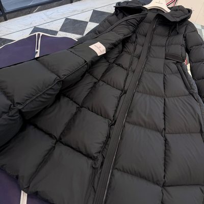 Moncler Faucon Belted Down Coat — 7