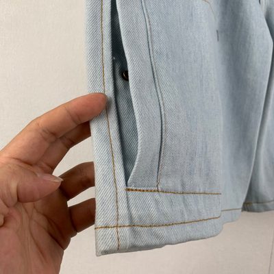 Louis Vuitton denim workwear shorts — 8