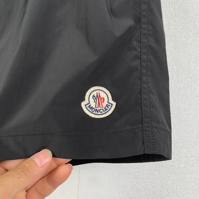 Moncler logo patch swim shorts — 9
