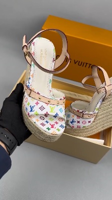 Louis Vuitton × Takashi Murakami Helios Wedge Sandals — 5
