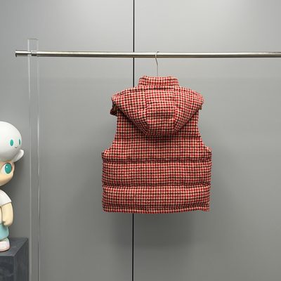 Moncler Niverolle checked wool-blend down vest — 9