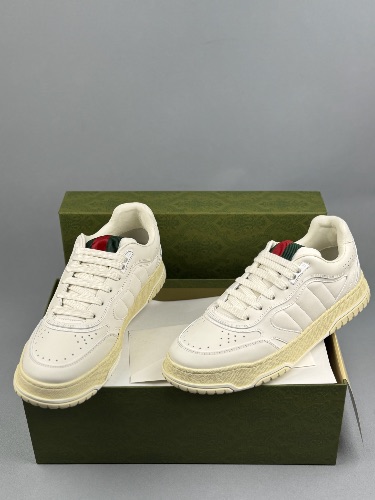 Gucci Re-Web leather sneakers