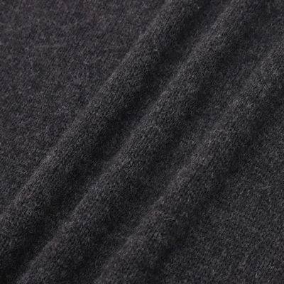Prada anthracite cashmere crew-neck sweater — 8