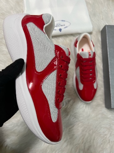 Prada America's Cup patent leather sneakers — 4