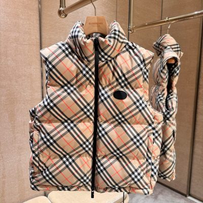 Burberry Check Puffer Gilet — 3