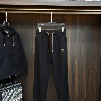 Loro Piana zip-up hoodie and matching sweatpants set — 4