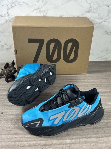 Adidas Yeezy Boost 700 MNVN in "Bright Cyan"