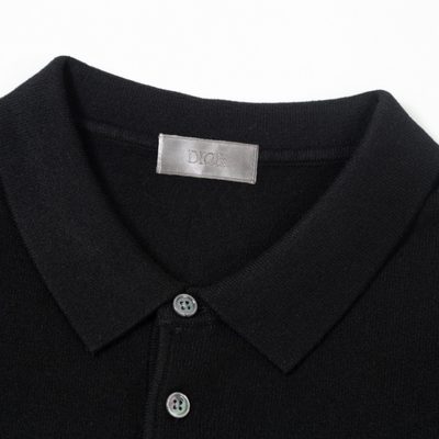 Dior long-sleeve knit polo sweater — 7