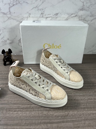 Chloé Lauren lace sneakers — 4