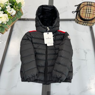 Moncler Enfant hooded padded down jacket — 4