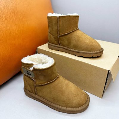 children's UGG-style strap winter boots — 8