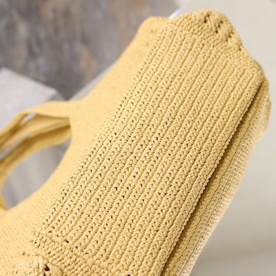 Saint Laurent Icare Medium Raffia Tote — 8